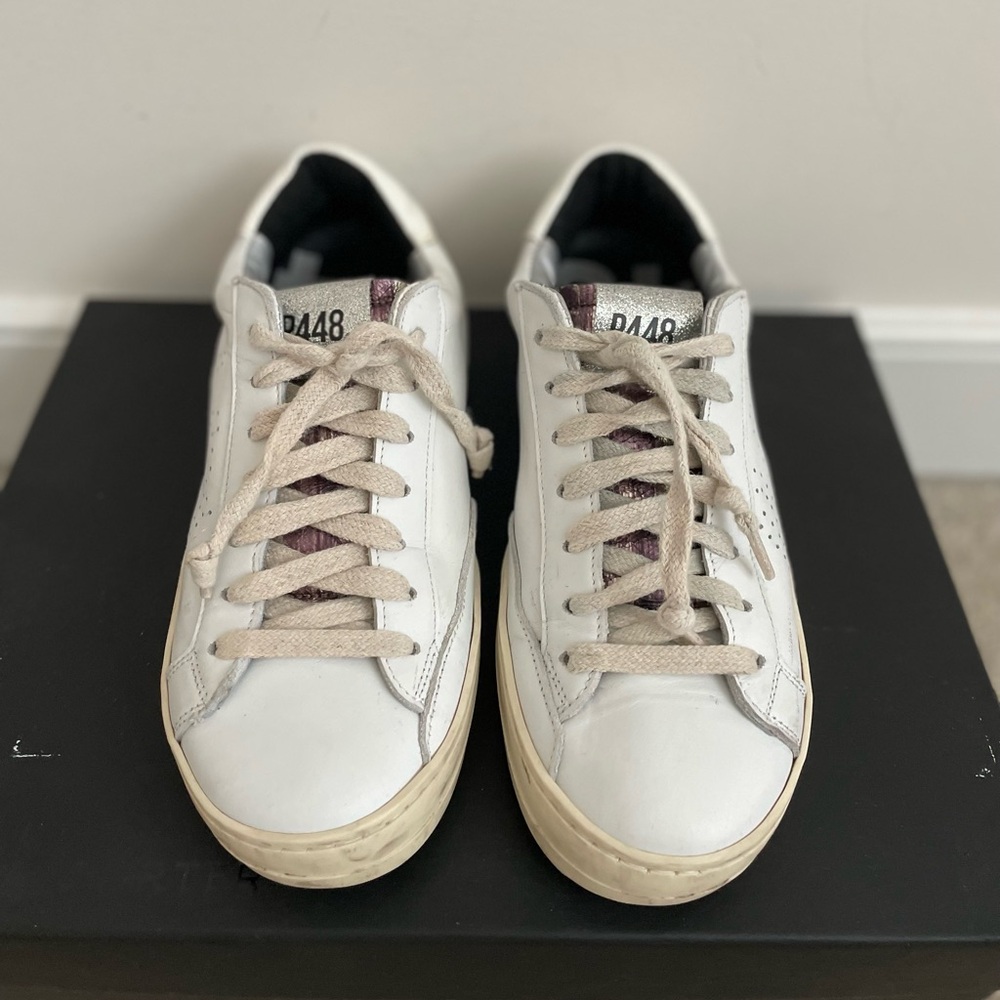 P448 White Sneakers